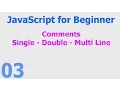 03 - JavaScript Beginner Tutorials