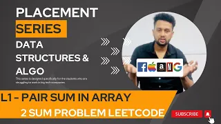 Lecture pair sum in array