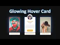 How to create profile card with hover effect using html and css
