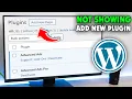 wordpress can t install plugins Wordpress Add new plugin option not showing
