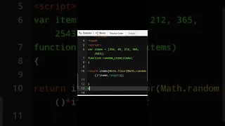 Javascript Math object methods Math random