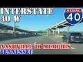 I-40 West - Downtown Nashville to Downtown Memphis