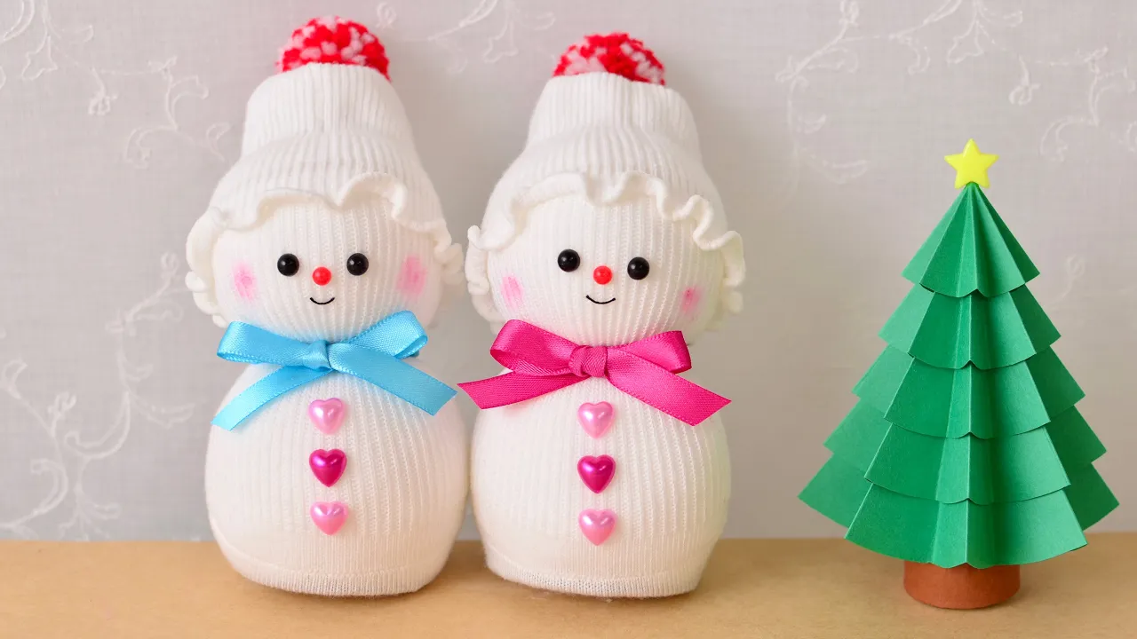 【子供向け】手作り雪だるまの工作アイデア!