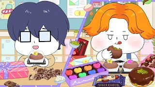 핸드메이드(?) 두쫀쿠 먹방! (두바이초코도넛,초콜릿) / Dubai Chewy Cookie Mukbang! (Special Choclate) Animation ASMR