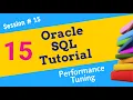 Oracle SQL Day 15 Performance Tuning in Oracle SQL Interview questions and answers