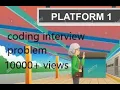Minimum platform interview coding question in python with code