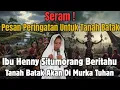 Download Lagu Seram ! Pesan Peringatan Untuk Tanah Batak – Ibu Henny Beritahu Tanah Batak Akan Di Murka Tuhan