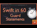 Guard Statements Swift in 60 Swift Basics Explained