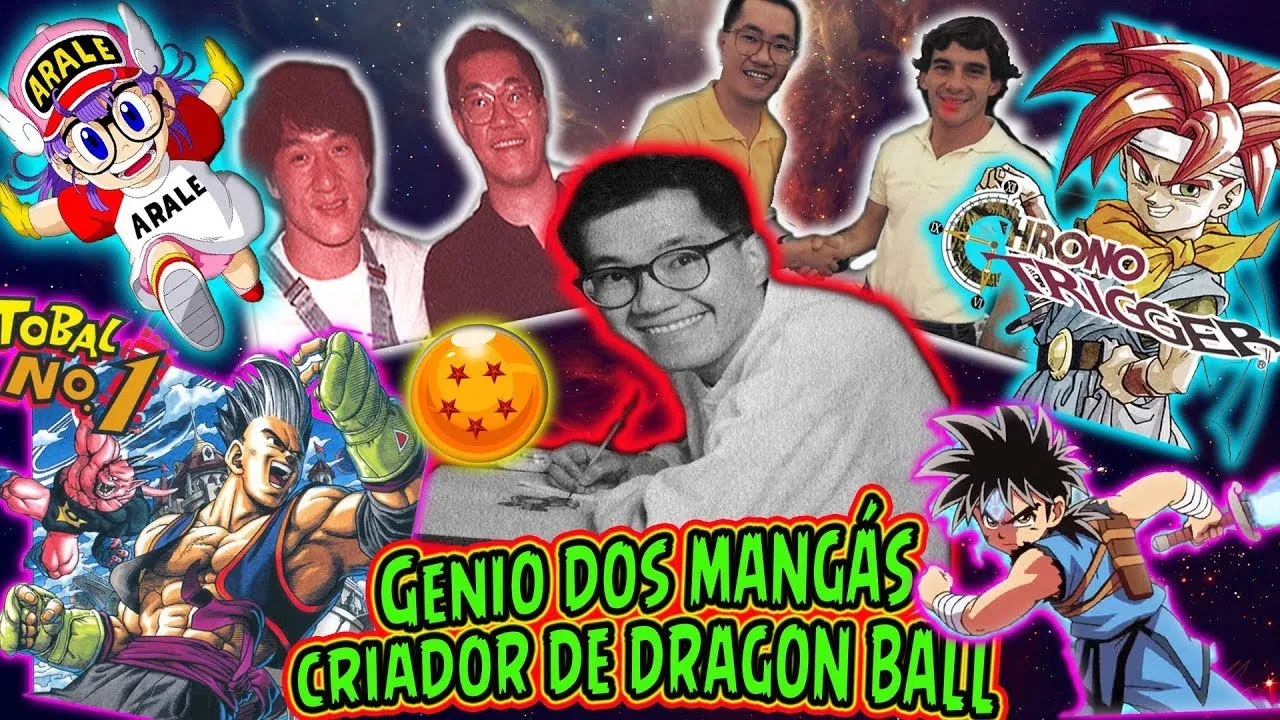 TUDO SOBRE A HISTORIA DE AKIRA TORIYAMA, O CRIADOR DE DRAGON BAll E MUITO MAIS!