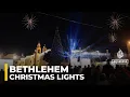 Christmas in Bethlehem: City lights up tree for first time in two years