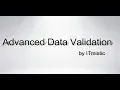 Advanced Data Validation in Excel