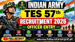 Indian Army TES 57th Recruitment 2026