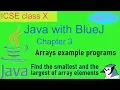 Java with BlueJ Class X Chapter 3 example program 2