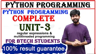 complete unit 3 python python programming btech python programming complete unit 3
