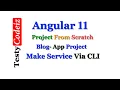 Angular Project Angular 11 Project from Scratch Angular Blog-app CMS Service in Angular