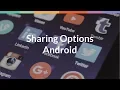 Sharing Options Android Countdownplus