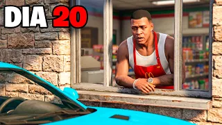 SOBREVIVÍ 100 DIAS en GTA 5 REALISTA