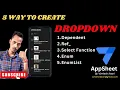 How to Create Dependent Dropdown Lists in AppSheet Appsheet Dropdown List