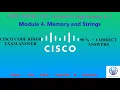 Cisco Code Riders Advanced C Module 4 Memory and Strings Test Answers