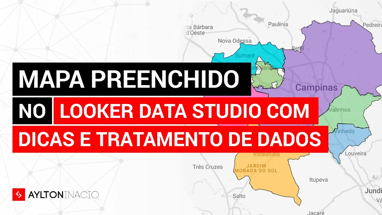 Como fazer mapa preenchido no Google Data Studio (dicas e tratamento dos dados)