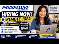 Legit Progressive Insurance WFH Jobs With Benefits