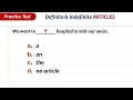 Download Lagu Quick Quiz - Definite \u0026 Indefinite Articles | English Grammar Test by Quality Education