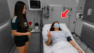 VISITAMOS A MI HERMANA EN EL HOSPITAL 