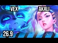 VEX vs AKALI MID KR Master 26 9