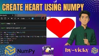 Create a Heart Shape with NumPy and Matplotlib in Python