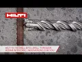 Hilti TE-YX Drill Bits Drill through rebar with ease Innovations For You