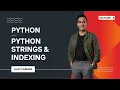 Python String Indexing Lecture 8 Python Data Analytics