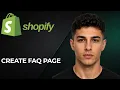 How to Create a FAQ Page in Shopify 2026 Step-by-Step Tutorial for Beginners