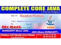 Core Java Exception Handling Nested try catch finally control flow Part - 3