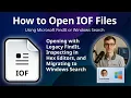 How to Open IOF Files Microsoft FindIt Document