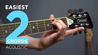 Download The EASIEST 2 Chords On Acoustic Guitar \u0026 First Songs To Play MP3