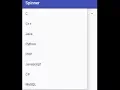 Android Studio How to use down list in Android