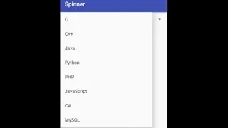Android Studio How to use down list in Android