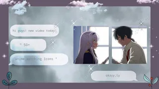 50 anime matching Icons part 2
