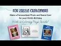 For Zazzle Customers How to Make a Photo Birt ay Card for your Child