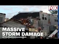 Central Illinois suffers massive storm damage