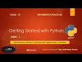 Class 11 Chapter 2 Part-1 Getting Started with Python