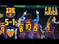 FULL MATCH BARCA - VALENCIA 2012 with PUYOL XAVI INIESTA