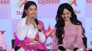 Sayonee New Show Launch at Star Plus ,Rashmi Desai, Gautam Singh Vig Janata bite for media in Mumbai
