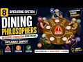 Dining Philosophers Problem in OS Deadlock Synchronization Explained OS Bangla Tutorial
