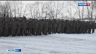 Ещё одна группа мобилизованных отправилась из Омска в зону проведения СВО
