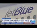 JetBlue passengers report massive delays hours-long tarmac waits Morning in America