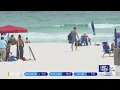 Alberto not scaring away all the tourists from Pensacola Beach