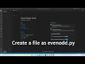 Finding even or odd number in python using if else condition