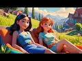 Download Lagu The Lazy Girl- Tina \u0026 Maria’s Tale #youtubekids #englishstories #educationalvideo #viralvideo