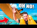 Lagu Het zinken van de Box Fort Titanic! 's Werelds grootste kartonnen boot (24-uurs uitdaging)